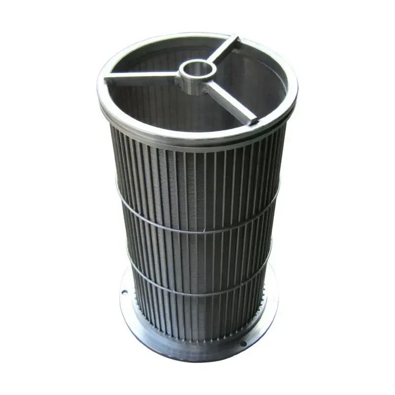 Wastewater rotary sieve drum fine wedge wire screen for industry solid liquid