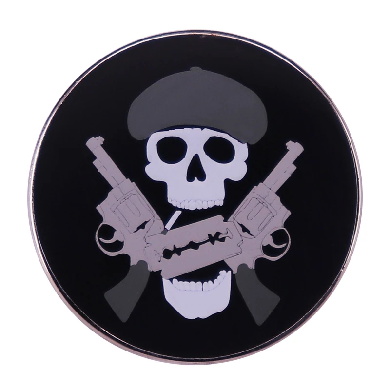 Tommy Skull Smoking Pin Peaky Blinders Inspired Badge