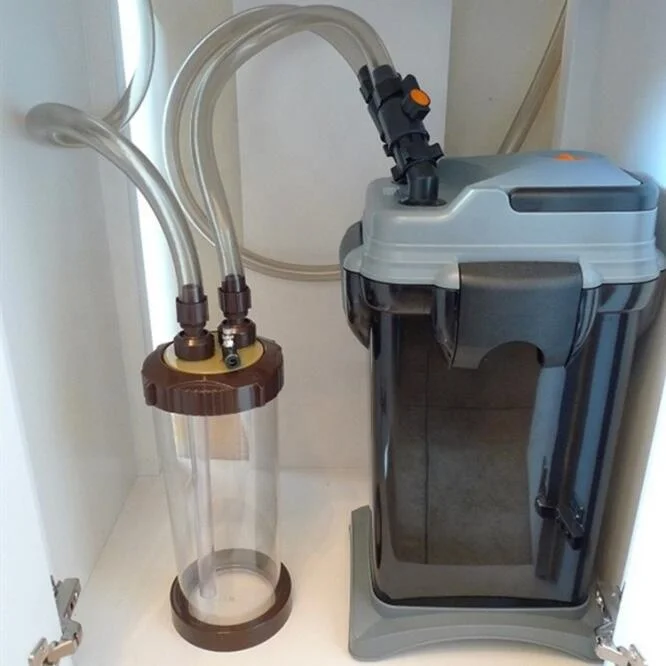 Plastic Aquarium Tank External Pre Filter CO2 reactor