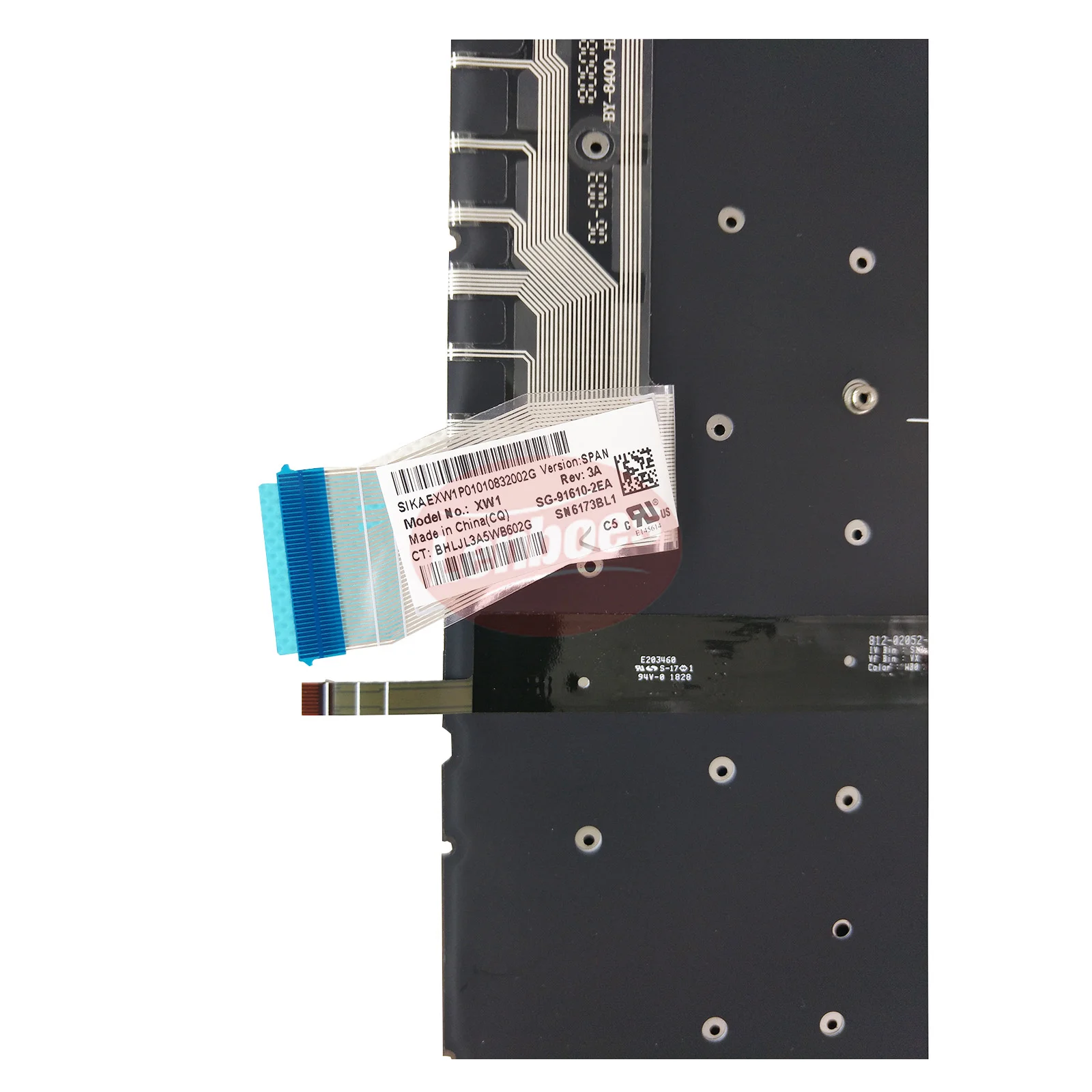 SN6173BL1 Laptop Keyboard with Backlit SP Standard Spanish Language Notebook Keyboard for HP ZBook Studio G5