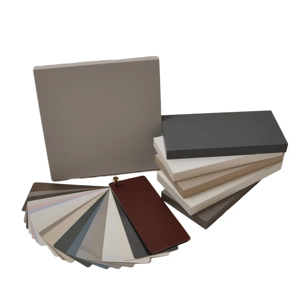 Best Selling Custom 18mm PET Fiberboard Super Gloss MDF Board Moisture-Proof for Apartment Applications