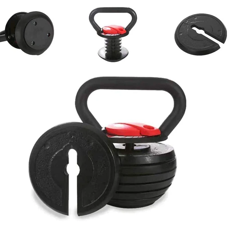 2kg 4kg Free Weighting Fitness Exercise Training Gym Equipment pesa rusa Kettlebell Adjustable Dumbbell Kettlebell Manufacturers