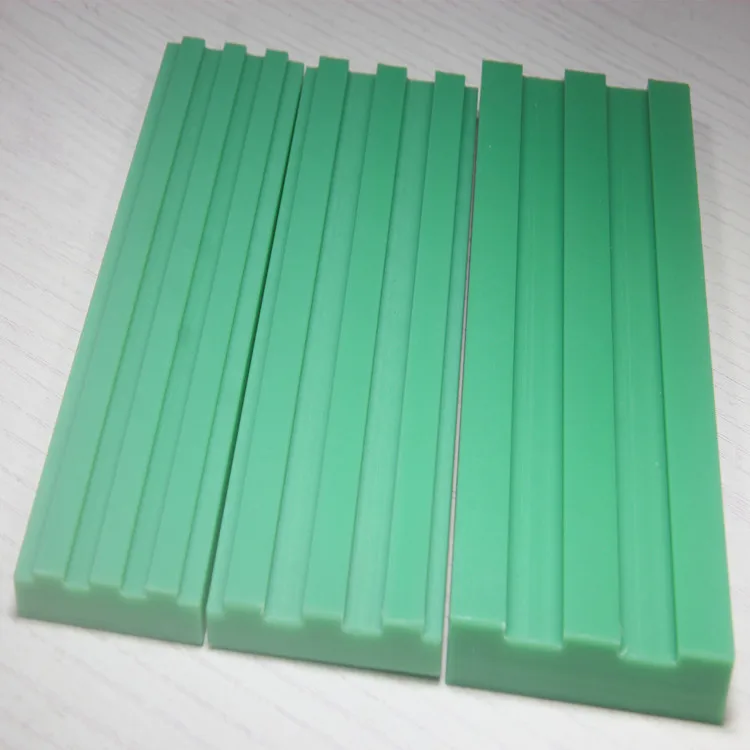 Plastic manufacturers process custom wear-resistant UHMW-PE self-lubricating nylon chain guide rail