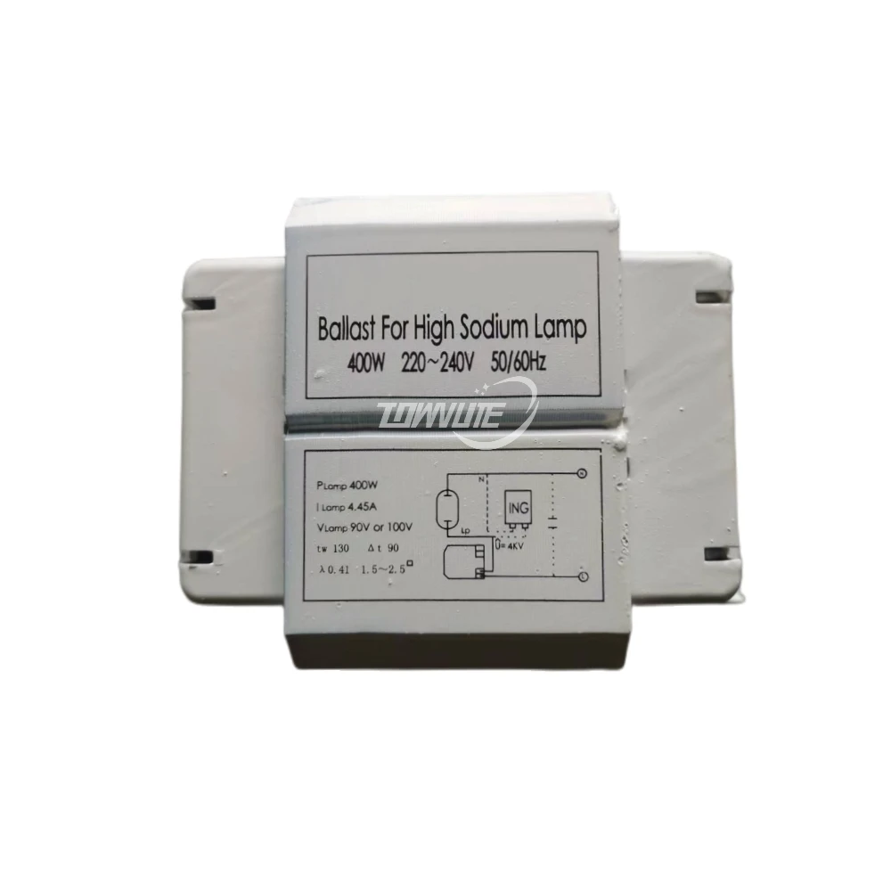 High quality inductor ballast HPS400W 4.45A 220-240V 50/60HZ general purpose ballast for Marine sodium lamps ballast