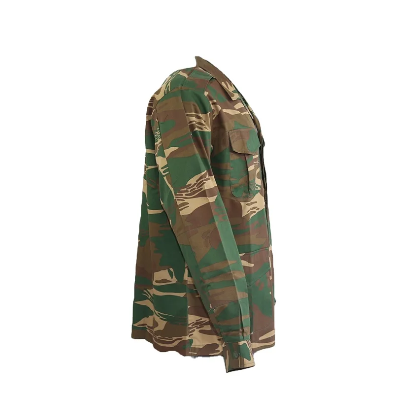New Custom BDU woodland camouflage fabric security tactical  combat  uniforms set 2022