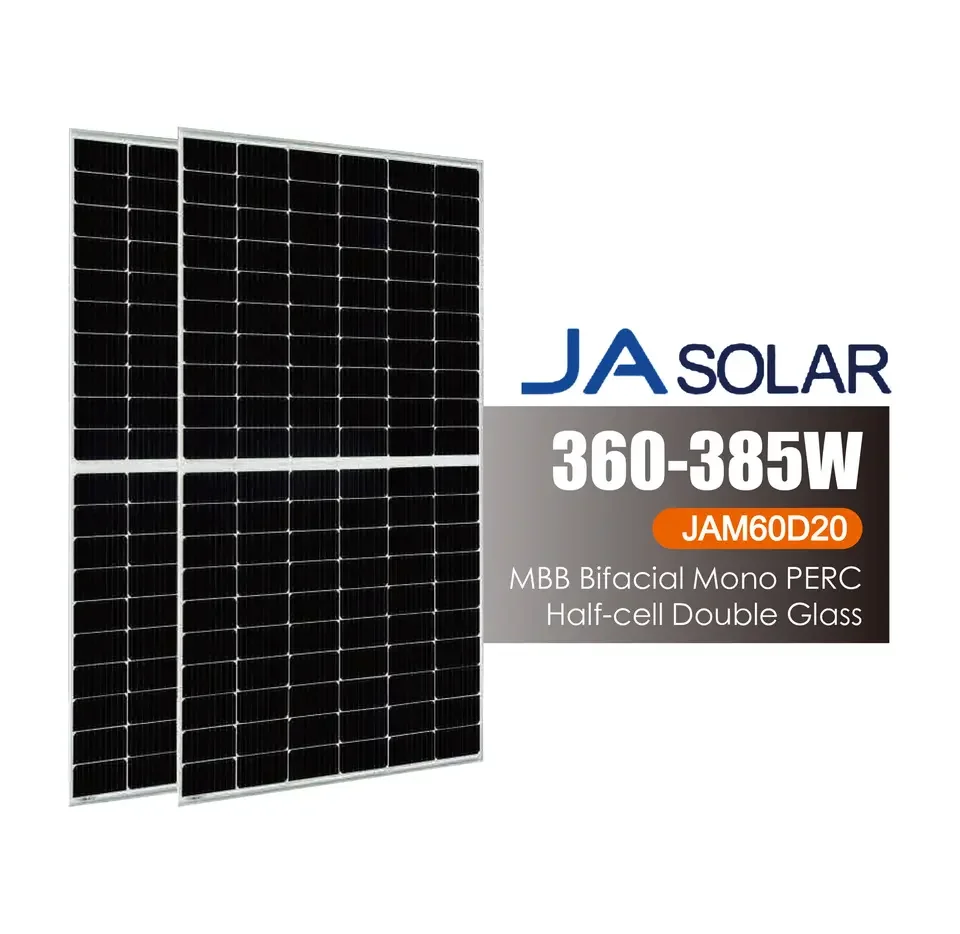 JASolar panel 360W 365W 370W 375W 380W 385W 60-cell MBB biface PERC JAM60D20/MB двойной стеклянный модуль солнечные батареи для продажи
