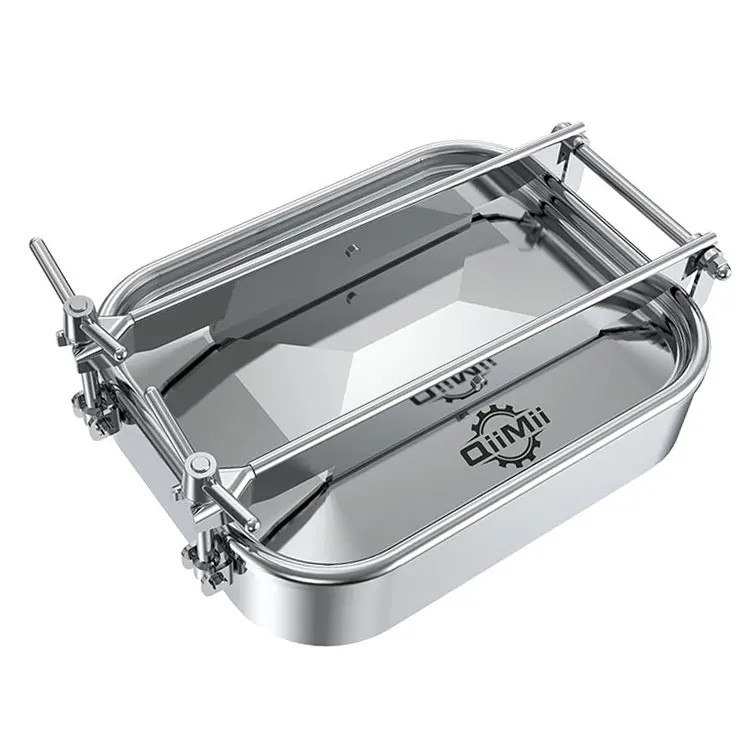 Санитарная Квадратная Крышка Люка из нержавеющей стали SS304 SS316