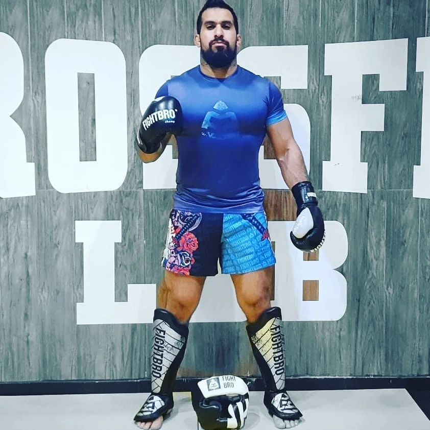 Накладки для голени из воловьей кожи Muay Thai защита