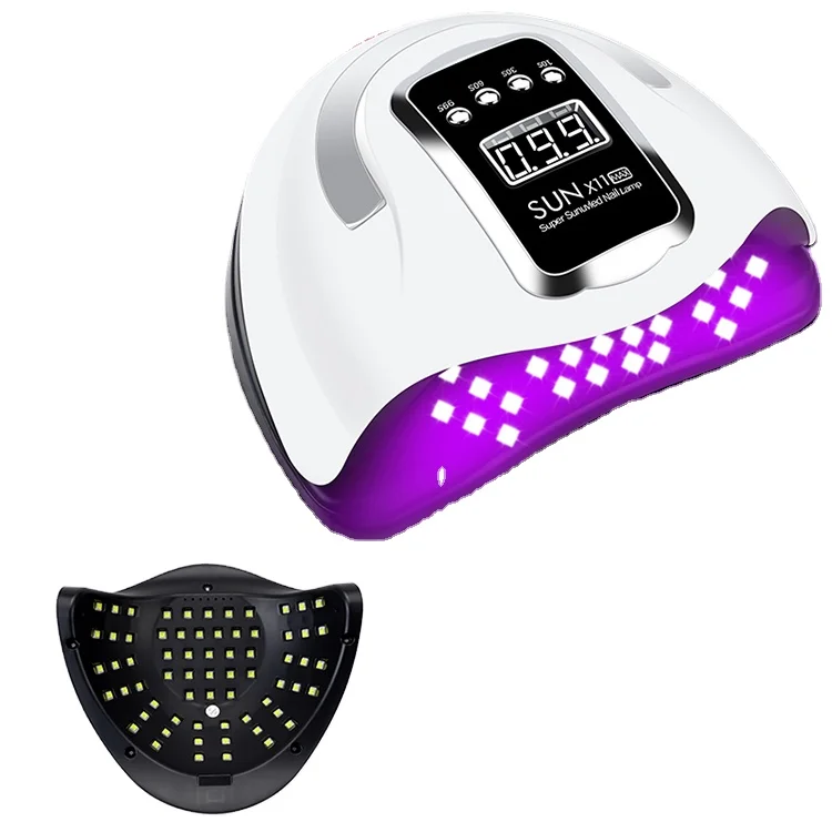 New SUN X11 MAX LED Nail Lamp For Drying All Nail Gel Polish With Large LCD Touch Smart Sensor Nail Dryer Manicure Sharon Tools
