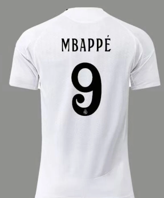 24-25 Spain Home Player Jersey Soccer Shirt #9 Mbappe #7 VINICIUS,#5 BELLINGHAM Football Shirt Knit Comfortable Wholesale Jersey