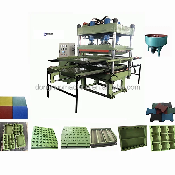 High Quality Rubber Tile Making Machine/Automatic Rubber Recycling Product Making Machine/Rubber Tile Vulcanizing Equipment