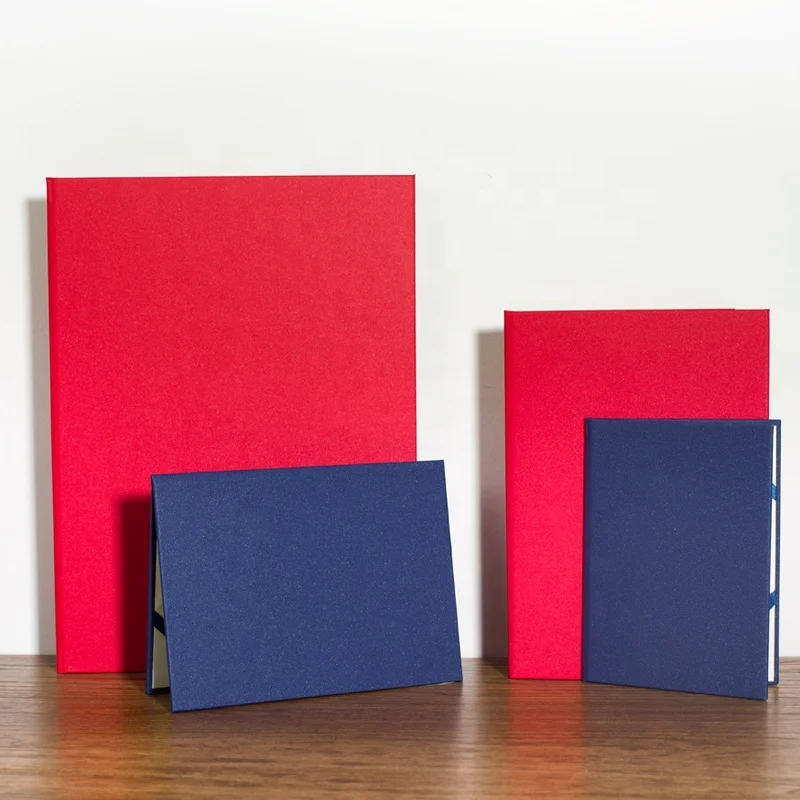 A5 A4 A3 Pearly Luster Frosted Paper Cheap Certificate Holders Diploma Folder for Awards Blue Cardboard Certificate Cover