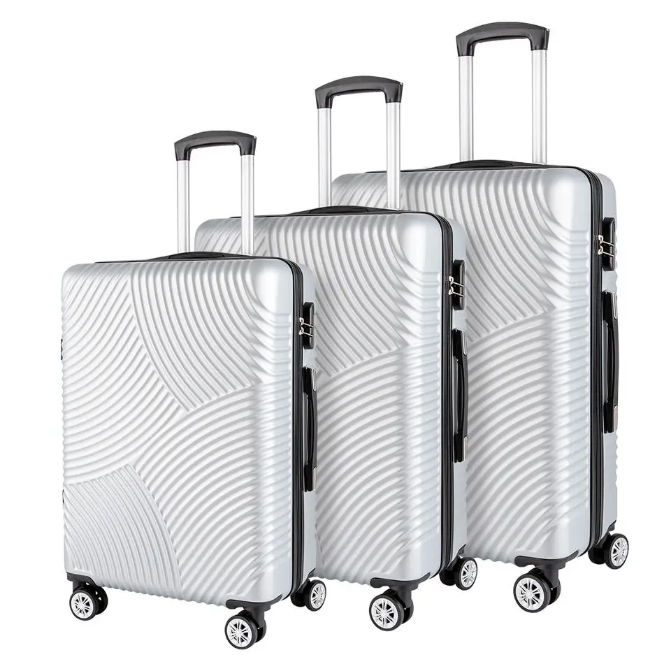 Classic 20+24+28inch 3 Pieces Wholesale Luggage Set Travel Trolley Suitcase Bag