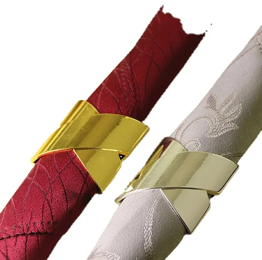 Metal Napkin Holder for Wedding Home Kitchen Party Dinner Table Decoration Napkin Rings