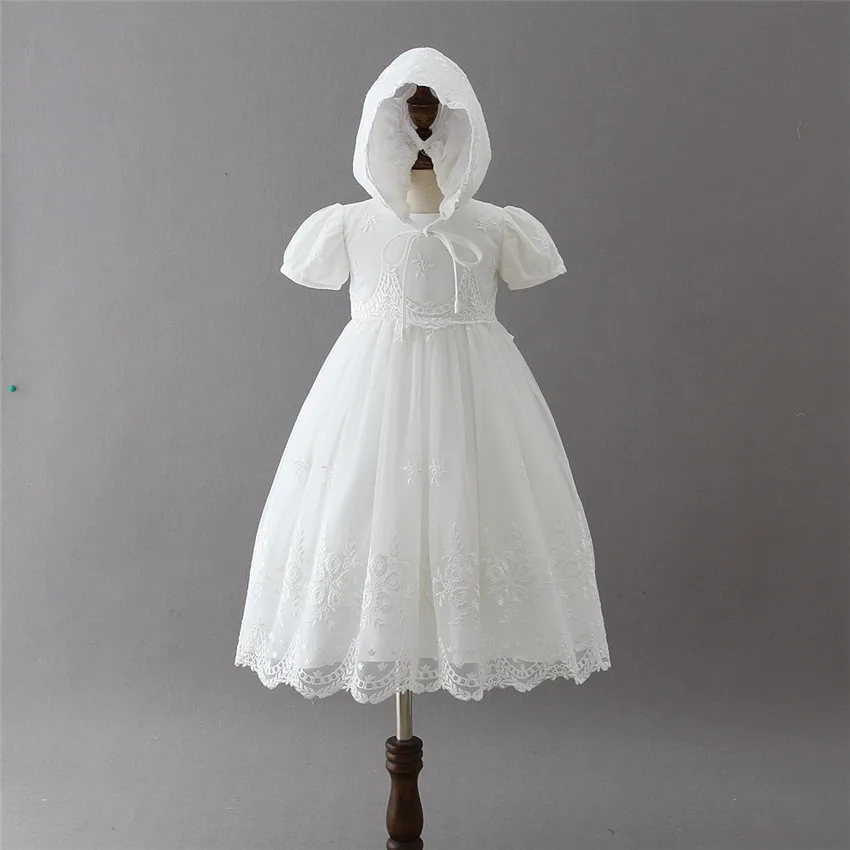 
Maxi Christening Gown for Baby Girl Clothes 2nd Birthday Outfit 1 Year Elegant Baby Dress Ceremony Wedding Party Gown 