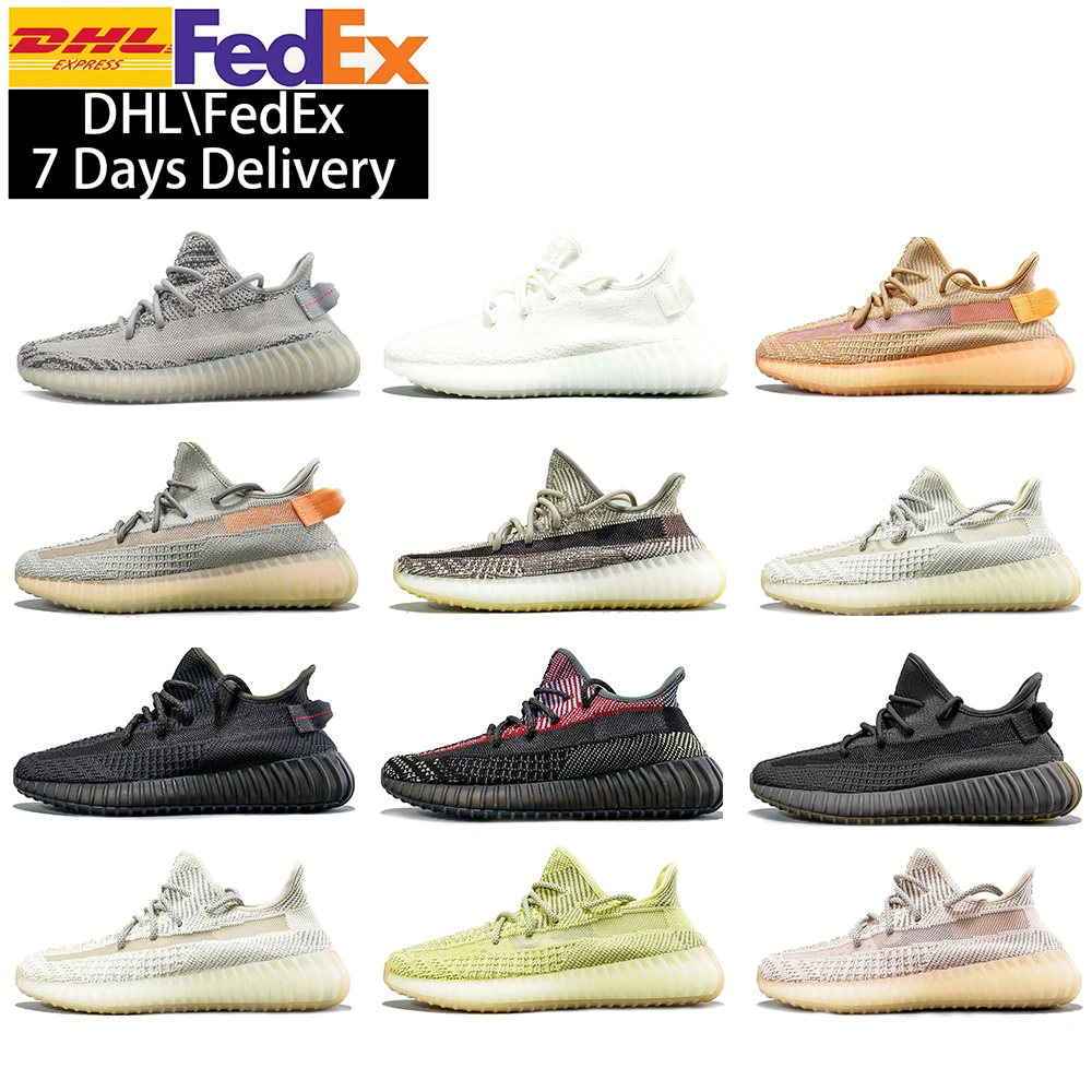 2021 Yeezy 350 V2 Custom Fashion Woman Trainers Oem Outsole Sport Replicate Breathable Sport Running Shoes Mens Sneakers for Men