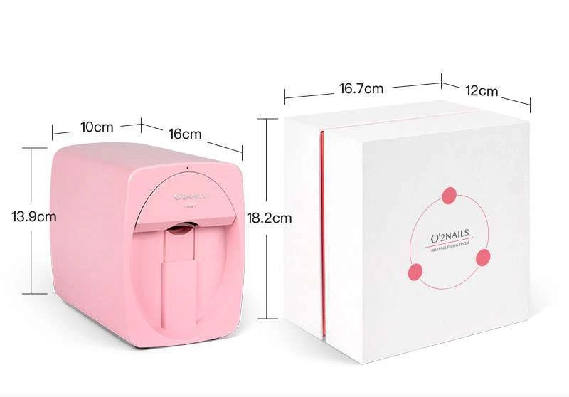 Newest Nails Printer 3d Digital Art Machine Price Printer portable automatic nail diy mobile art nail printing machine