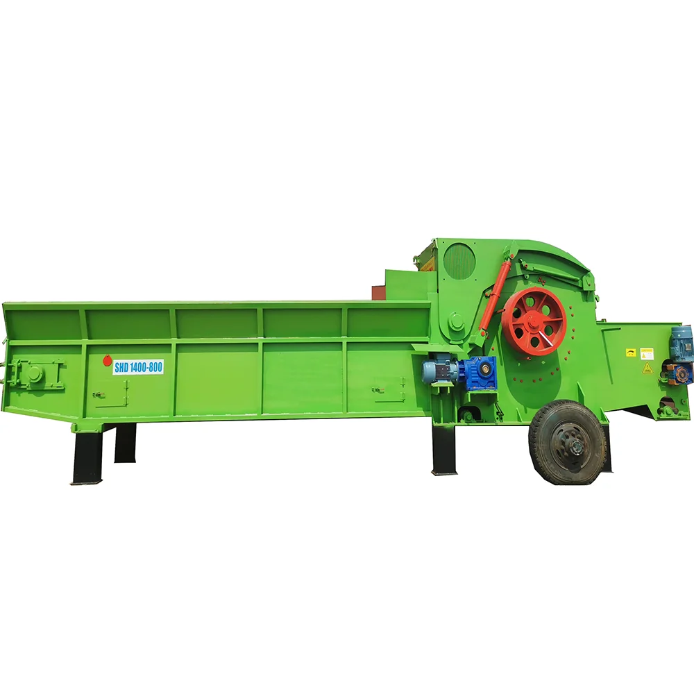 SHD1250-500 132kw motor  Mobile Wood Chipper Machine with High Quality