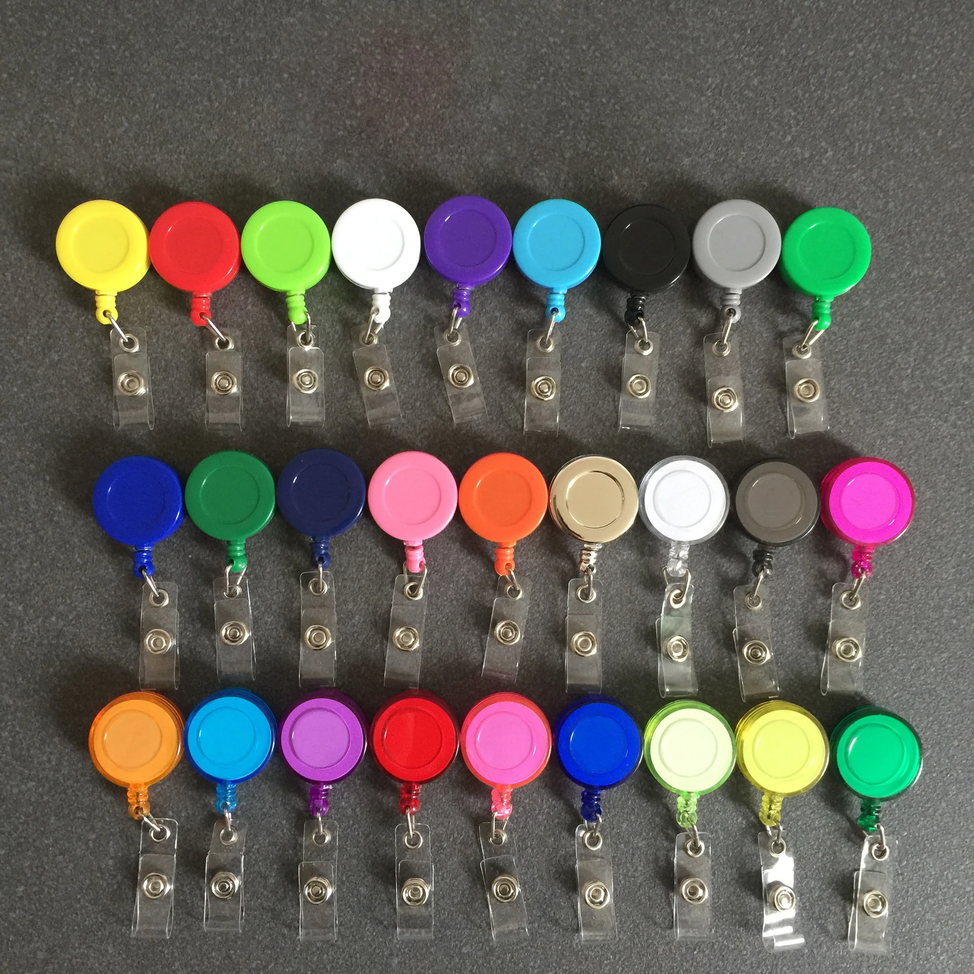 new arrival ABS plastic badge reel wholesales high quality card and badge holder customized logo
