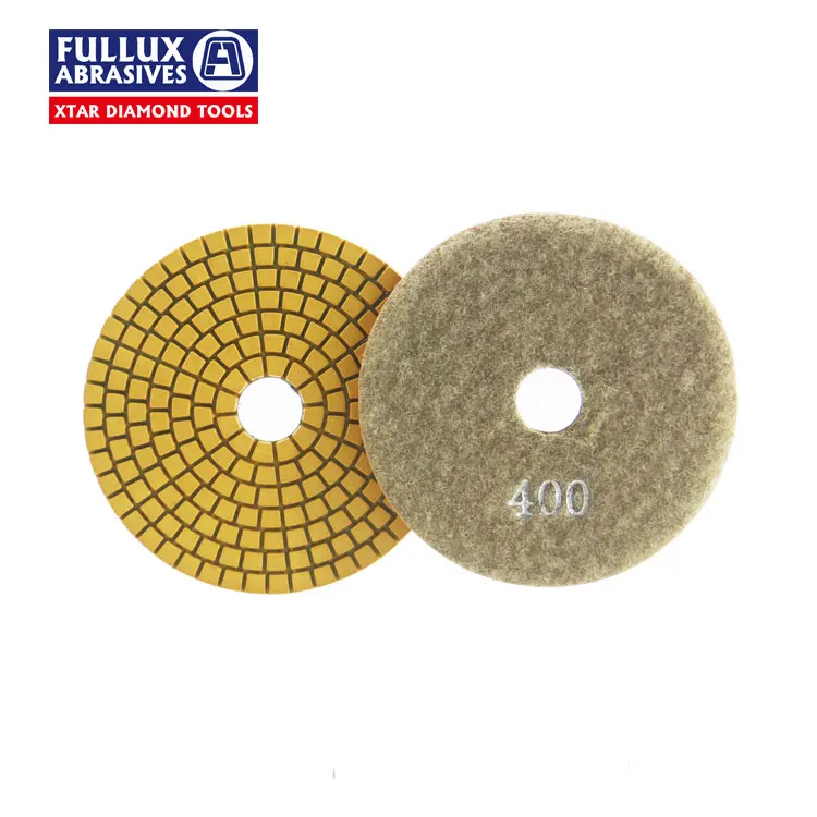Fullux 7-Steps Diamond wet resin Polishing Pads set For Stone diamond polishing pad resin polishing pad