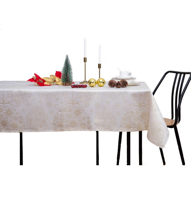 Прямоугольная белая Банкетная скатерть из полиэстера 90x132 дюймов скатерти для свадебной вечеринки домашний