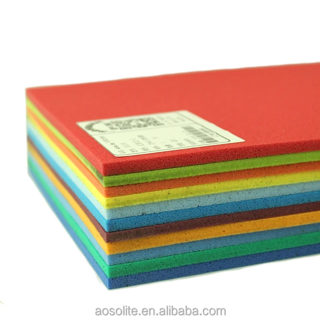 Colorful 2mm 5mm cushion flexible low Density wholesale polyethylene foam sheet  breathable PU Foam Roll for shoe and insole