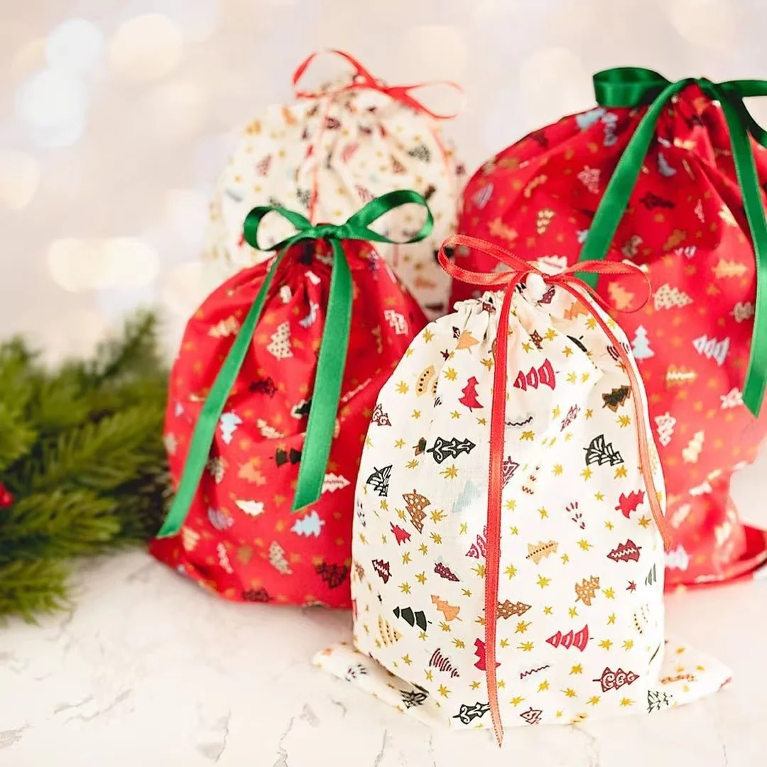 Satin Drawstring Pouch Wedding Favors Bridal Shower Candy Jewelry Bags customize Silk Stain Bag with Ribbon