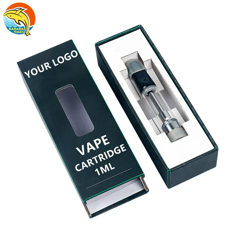 Bananatimes Customized Newly Cardboard Sliding Drawer Box for 0.5ML 1ML CBD Oil Cartridges Vape Pen