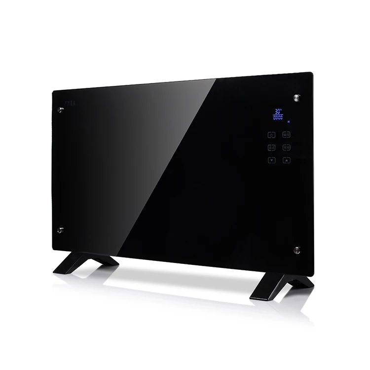 Types home electric infrared wall panel convector heater wall glass 600w nano mirror infrared panel heater