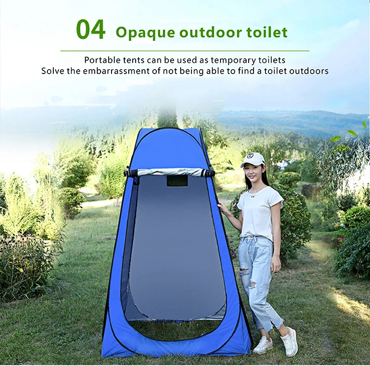 Convenient outdoor dressing room outdoor shower toilet 210T splash resistant coating whosale outside dressing tent