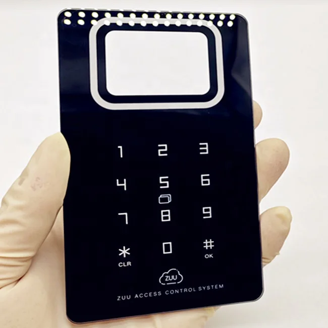 0.5mm 0.7mm 1mm 2mm 3mm customized tempered silk screen printing glass