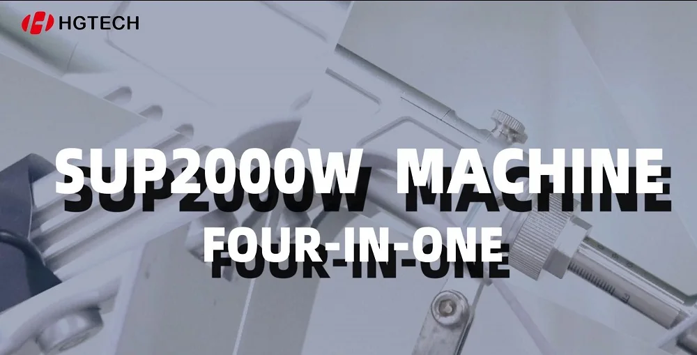 HGTECH Good Price Laser Welder 3000w 4 In 1 Cutting And Cleaning Fiber Handheld Laser Welding Machine