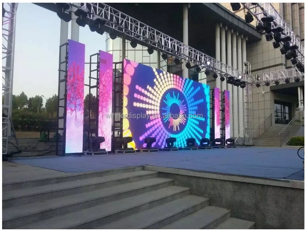 Wholesale rgb  P3.91 LED display module 250x250mm rental led modules 1/16 scan led panels for rental led display