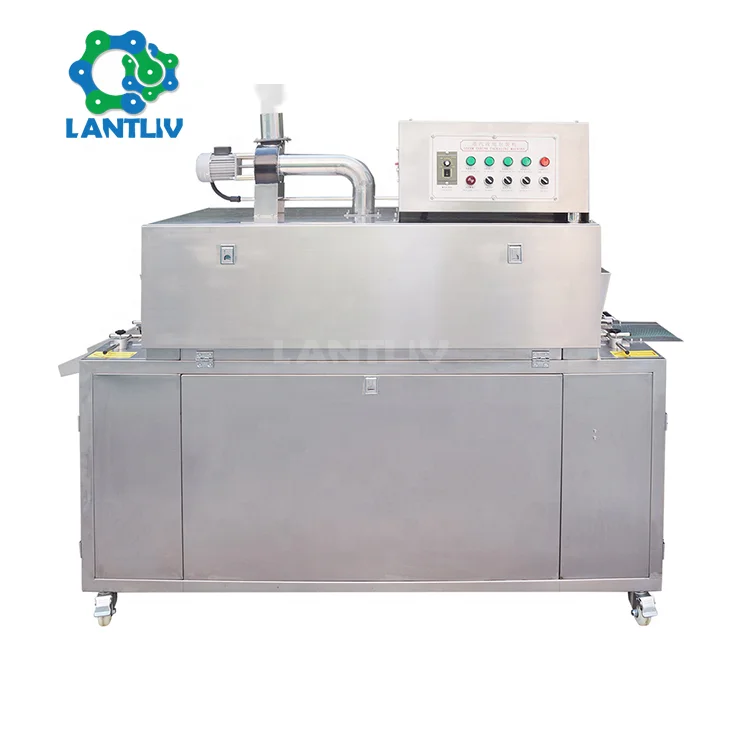 Cosmetic Food Daily Chemical Plastic Bottle Jar Sleeve Film Label Heat Steam Shrink Tunnel Wrapping Machine with Steam Generator