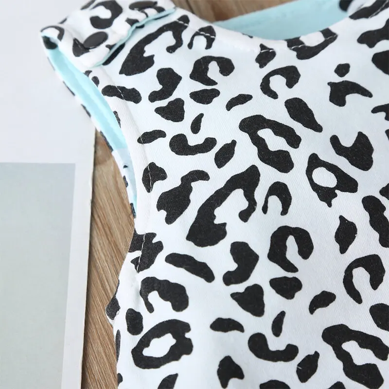 2021 New Style Fashion Children Clothes Baby Girl Cat Print Romper Kids Wear Casual Jumpsuit