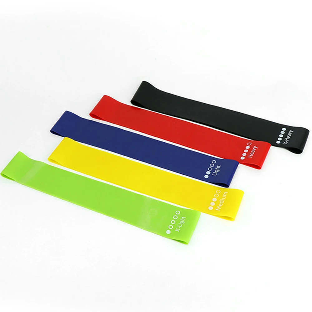 2021 Новое поступление, лучшее качество, Резистентные резинки, набор разных размеров, 5 штук, одна сумка, печать логотипа, приемлемые полосы