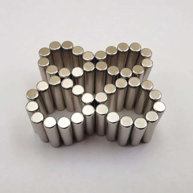 Good magnetic quality 3000 Gauss Cylindrical magnet N52 neodymium magnets Magnetic materials
