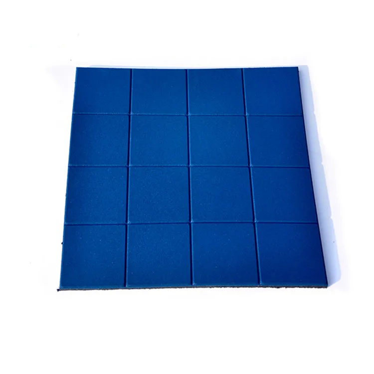 Потайной тактильный тротуарный безопасный резиновый настил