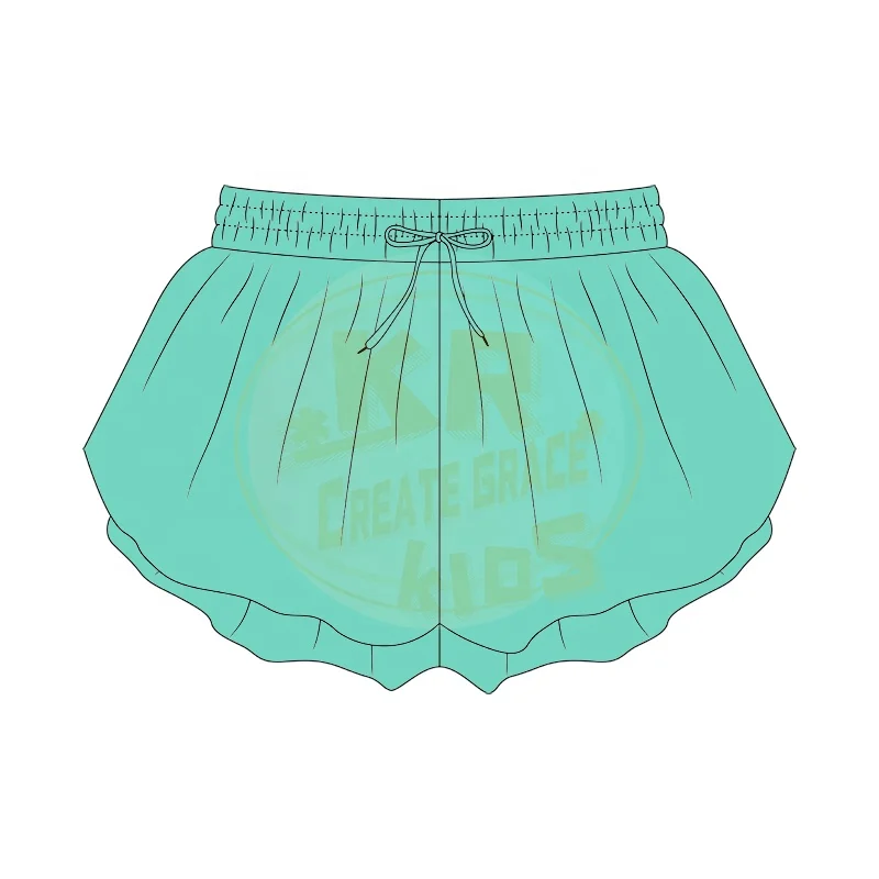 Customized Baby Kids Girl Skirt Tennis Sports Pants butterfly Shorts Yoga Sweet Girl Trousers Kids Active Wear