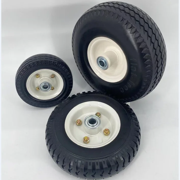6in Sawtooth tread tire Polyurethane foam flat -free Wheels for Garden Cart/Garden Utility Wagon Cart/Wheel Barrowrrow