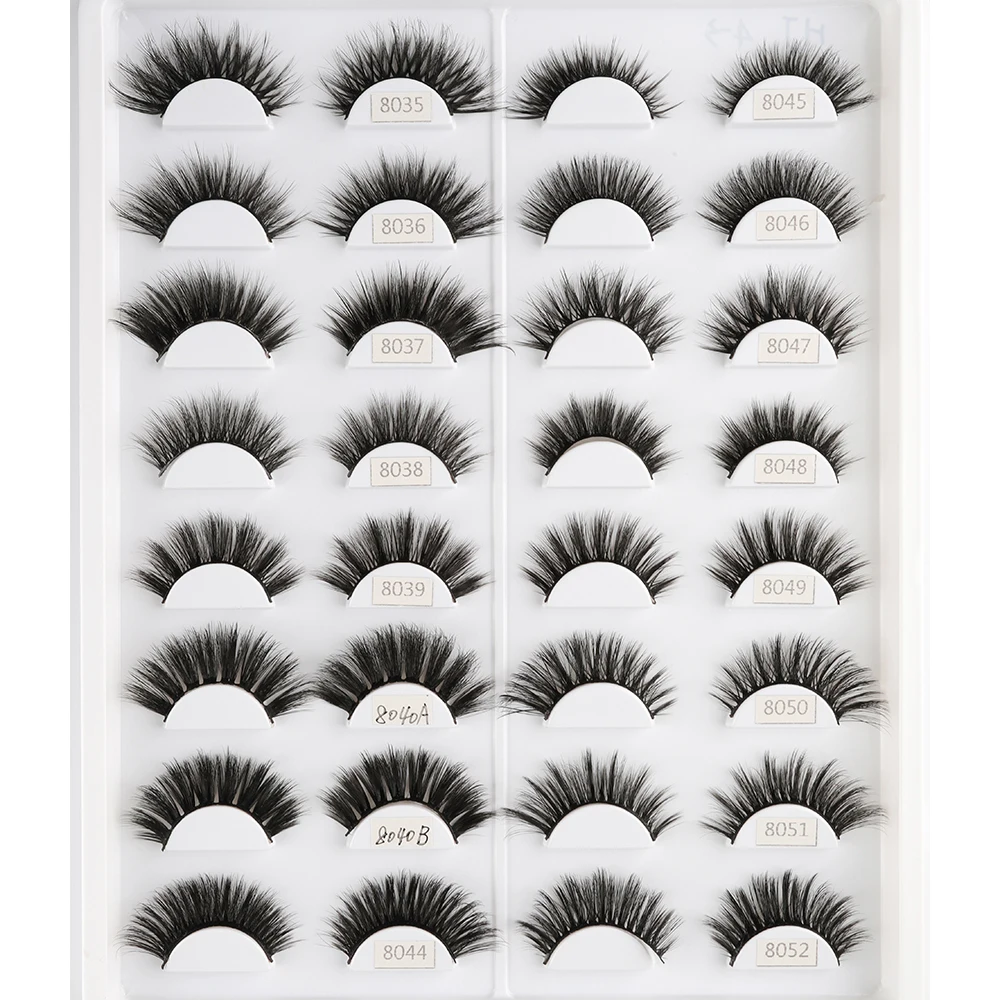 Factory Price 3D Silk Eyelash Wholesale False Eyelashes 3D Faux Mink Lashes With Customized Boxes