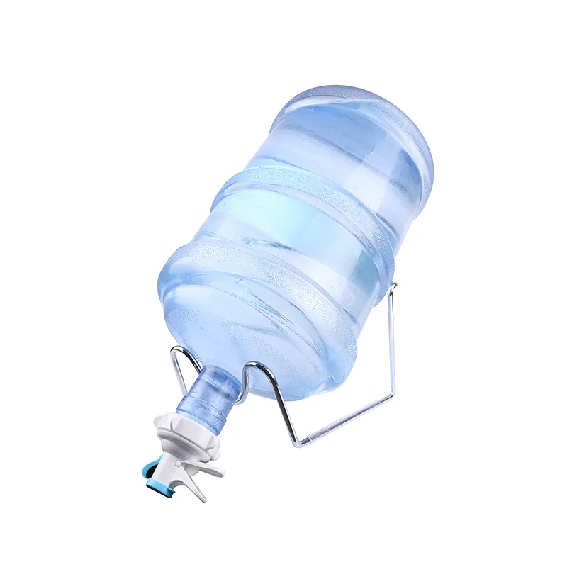 Camping Foldable 5 Gallon Water Bottle Jug Bucket Storage Rack Bracket Shelf Cradle Stand Drink with Dispenser Nozzle