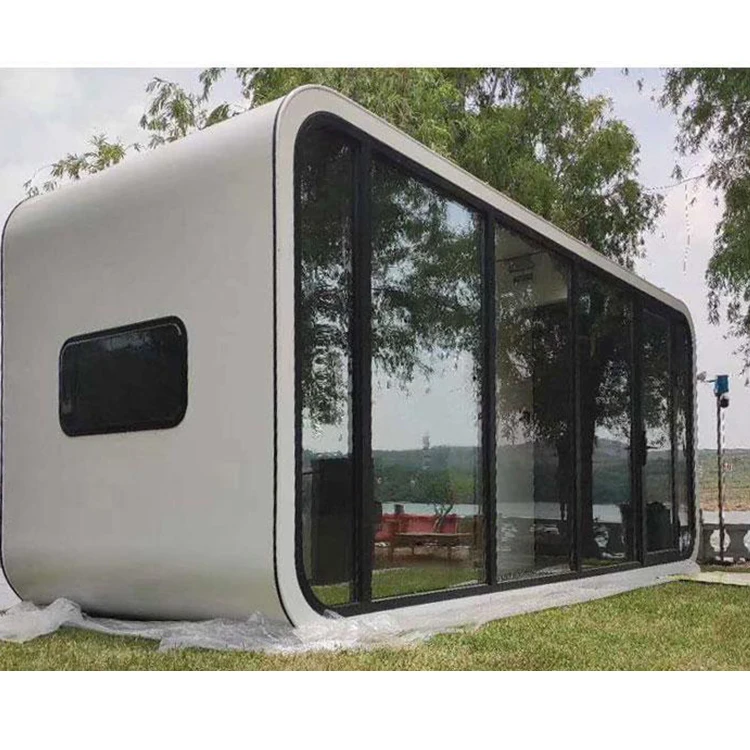 High quality galvanized square steel mobile homes modular apple cabin office prefab house container house