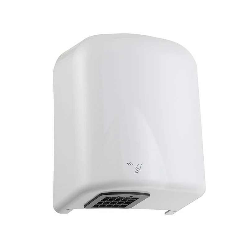 Kuaierte small size mini abs white automatic sensor electric hand dryer for small public toliet
