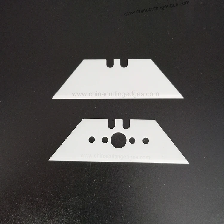 Zirconia ZrO2 Ceramic Utility Trapezoid Knives Blades