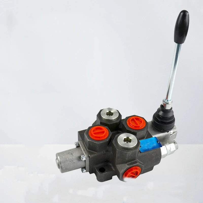 12V Hydraulic Solenoid Valve For Dump Truck Excavator Front Loader, 2Nd Handle 30 Gpm 120 Lpm Sd14 Sd18 Hydraulic Valve