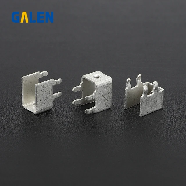 pcb-2 m3 Welding tab terminal pure copper tinned soldering terminal four pins pcb screw terminal