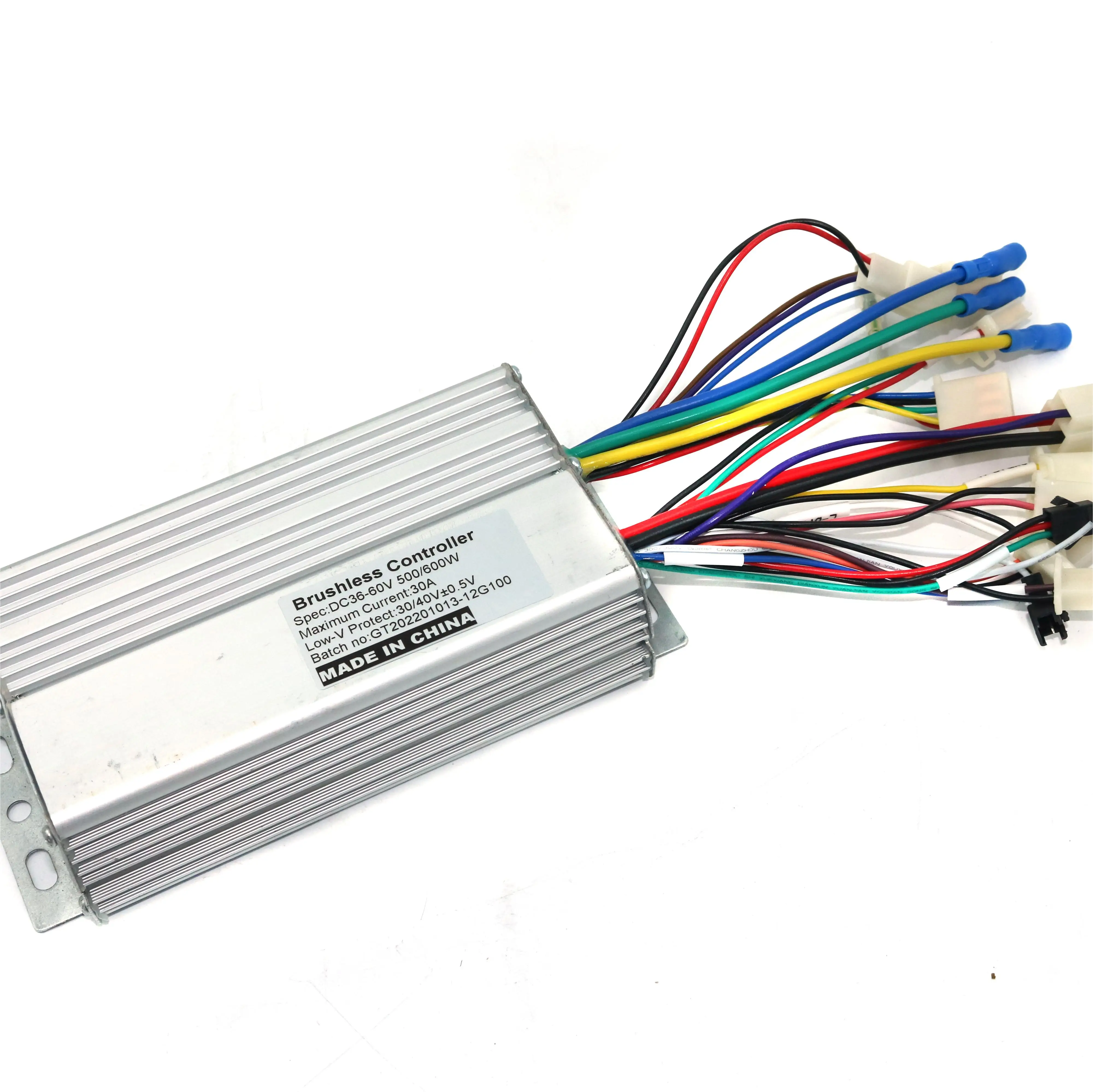 GREENTIME Sensor/Sensorless 36V/48V/60V 500/600W E-bike Brushless Speed Controller
