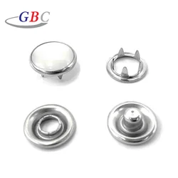 Brass Pearl Prong Snap Buttons For Baby Cloth