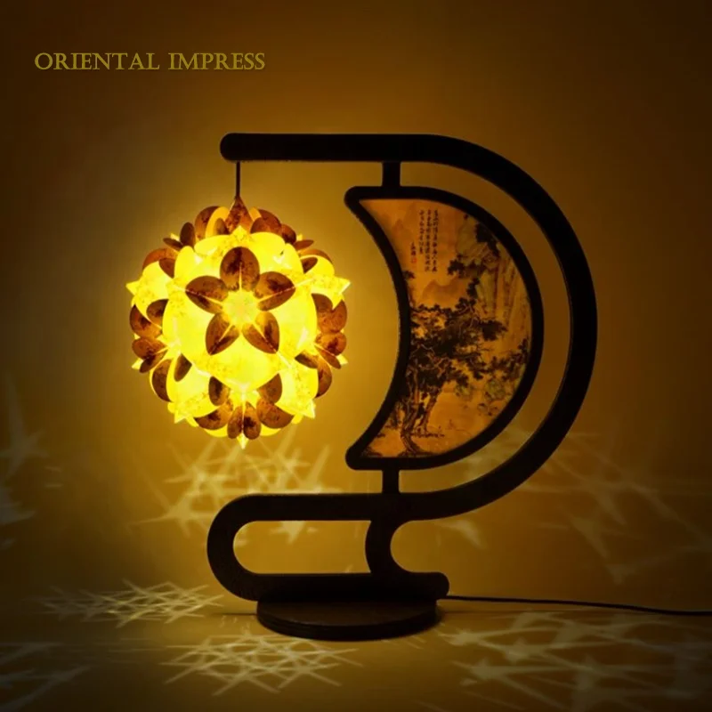 2021 New Design paper carving craft light of hearing spring water under the